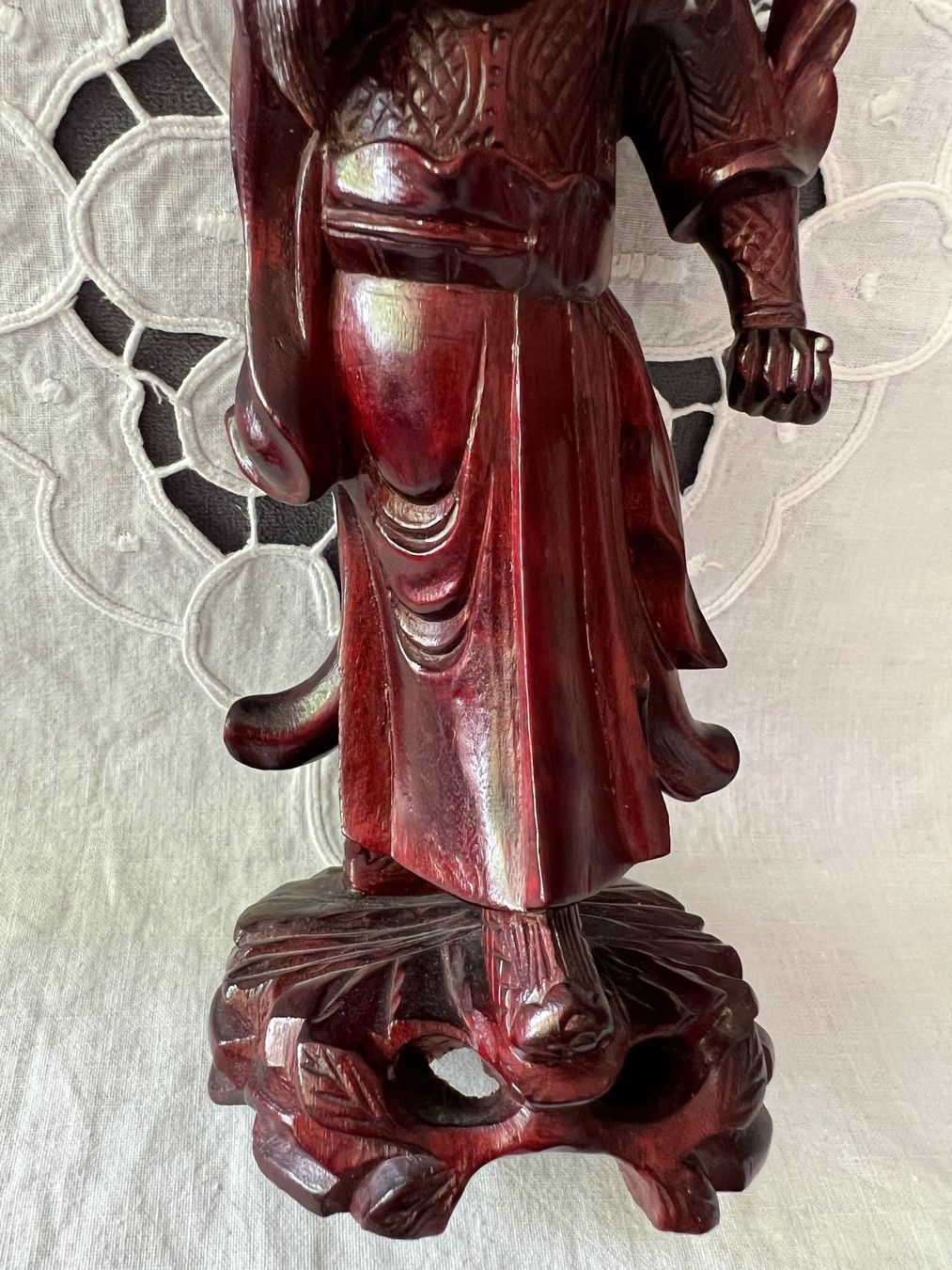 Statuette: Chinesische Figur Holz geschnitzt 18cm – Usato da Frenkendorf venduto da Only1 6