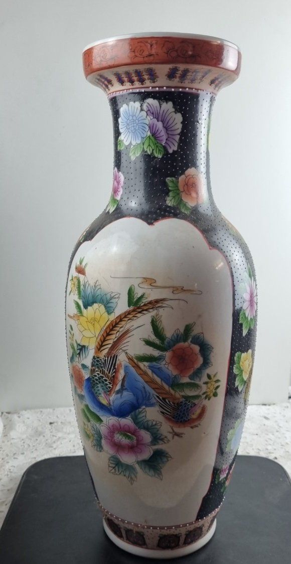 Vasi & Recipienti: Grosse Chinesische Balustervasen aus Keramik – Usato da Flums venduto da Flumsantik 2