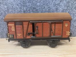 Märklin Spur 0 Gedeckter Güterwagen 17910 Schiebetüren braun