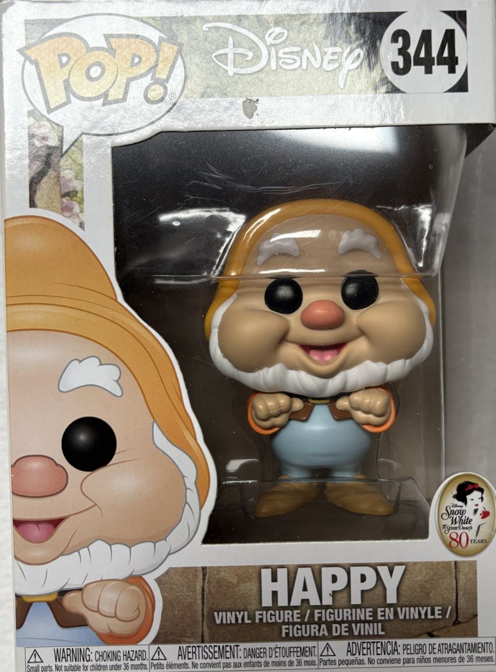 Funko Statuette: Funko Pop Disney - 344 - Snow White - Happy – Nuovo e nell'imballaggio originale da Meisterschwanden venduto da McSchein