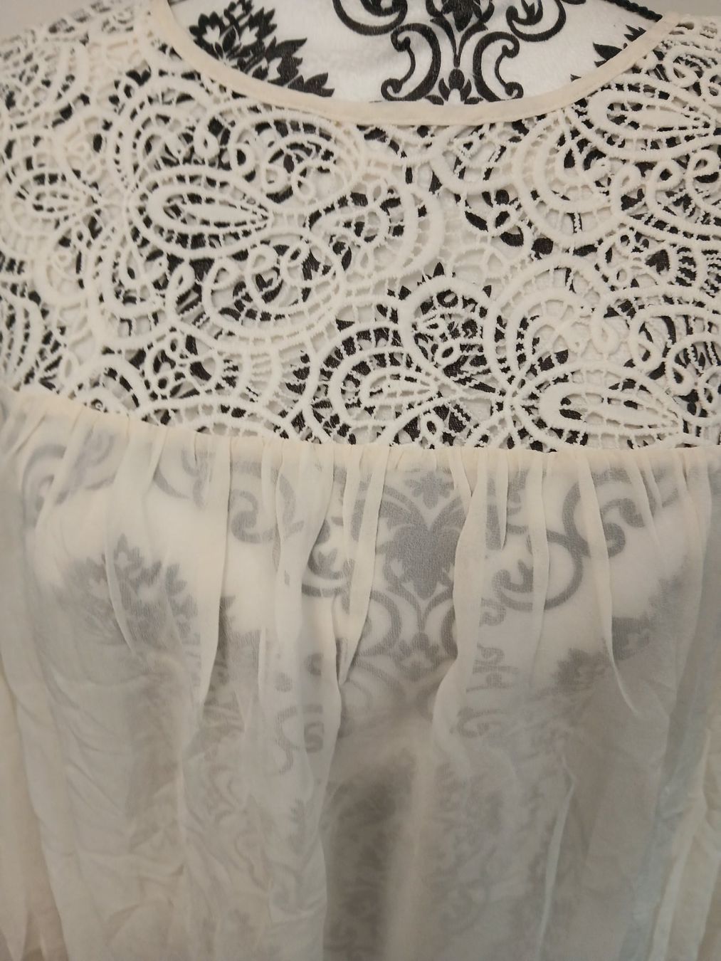Camicette: Spitzenbluse von HALLHUBER DONNA -Gr. 38, Creme, – Usato da Glattbrugg venduto da fin_66d8 1