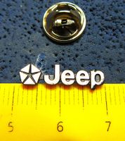JEEP CHRYSLER AUTO LOGO KLEIN-FEIN GEPRÄGT SILBRIG KLEIN