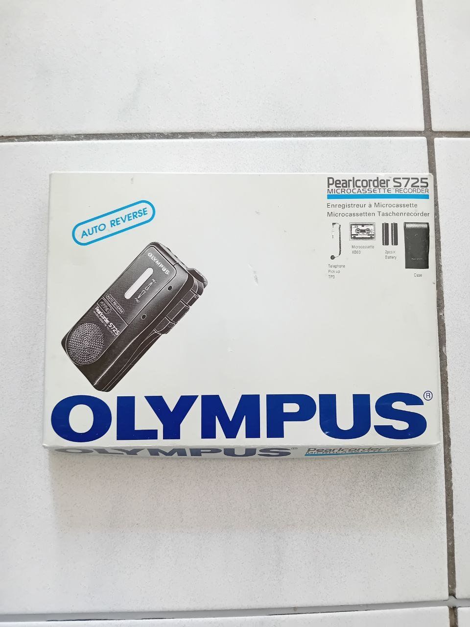 Olympus Registratori: Olympus Pearlcorder S725 mit Box – Nuovo e nell'imballaggio originale da Muralto venduto da manueldisaba01