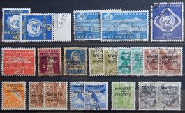 Schweiz Lot mit alten Werten III