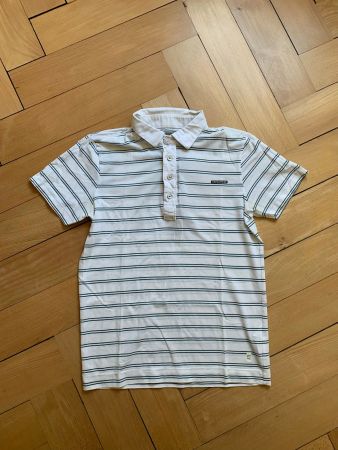 G-STAR - Polo-Shirt weiss gestreift M