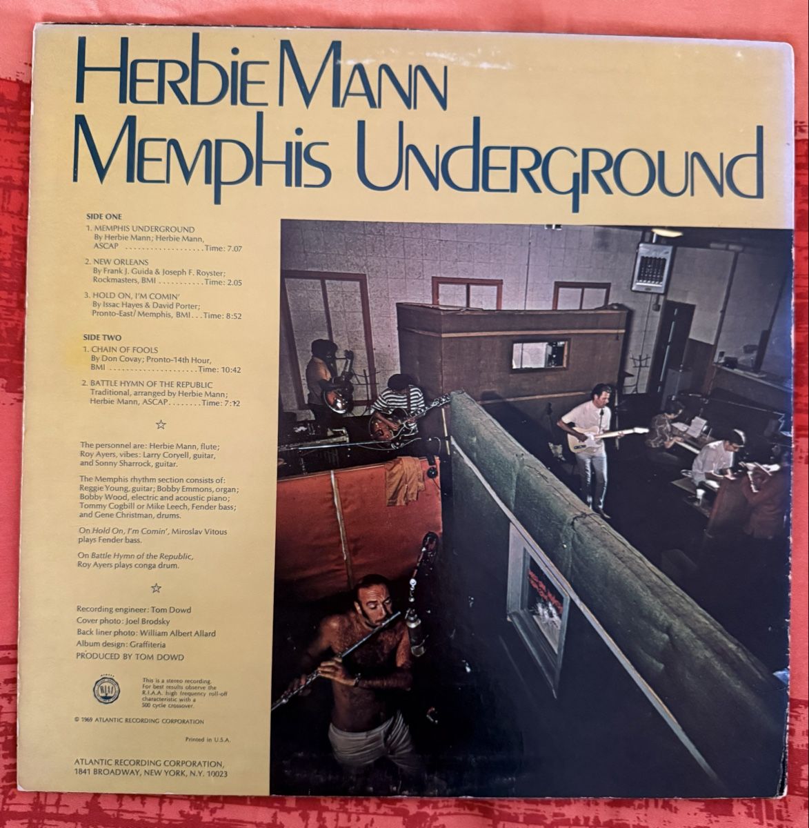 Dischi in vinile: Herbie Mann - Memphis Underground - Vinyl Schallplatte – Usato da Goldach venduto da Messerguru 1