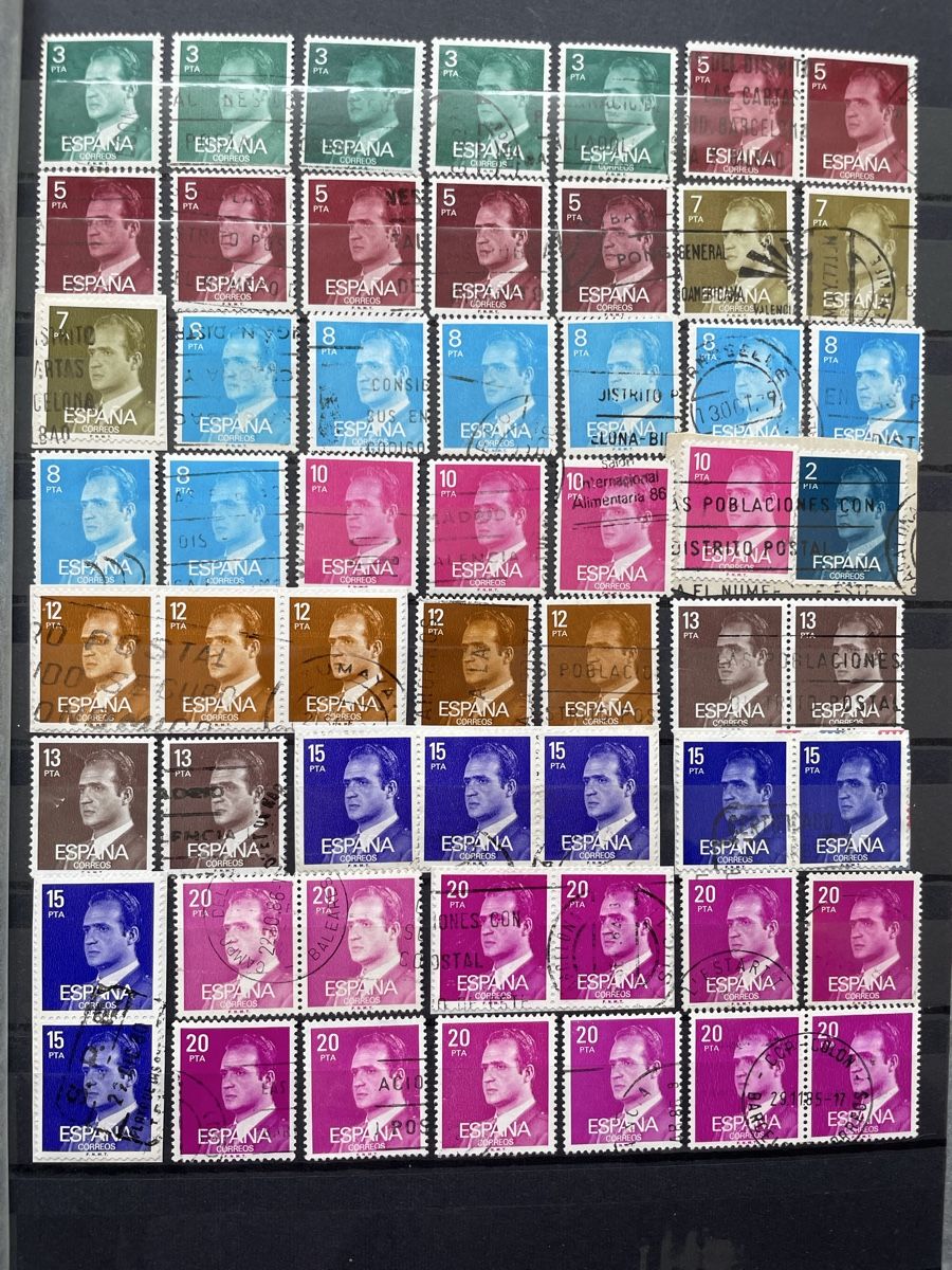 Alle Briefmarken: Spanien 6s – Gebraucht aus Cham von Diablo1232 2