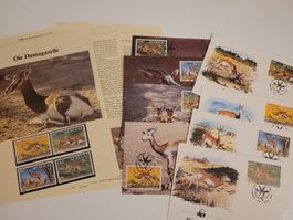 Senegal Sondermarken WWF Damagazelle Konvolut