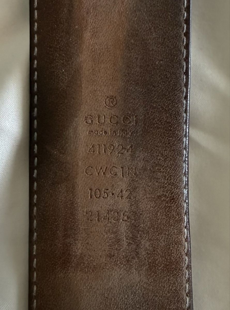 Gucci Cinture: Gucci Ledergürtel Schwarz  Gr 105 – Usato da Ennetbaden venduto da WatchGuy 4
