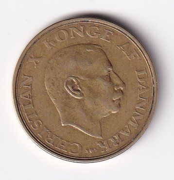 Alle Münzen: Dänemark 1 Krone 1945 – Gebraucht aus Neuchâtel von karlpierrino 1