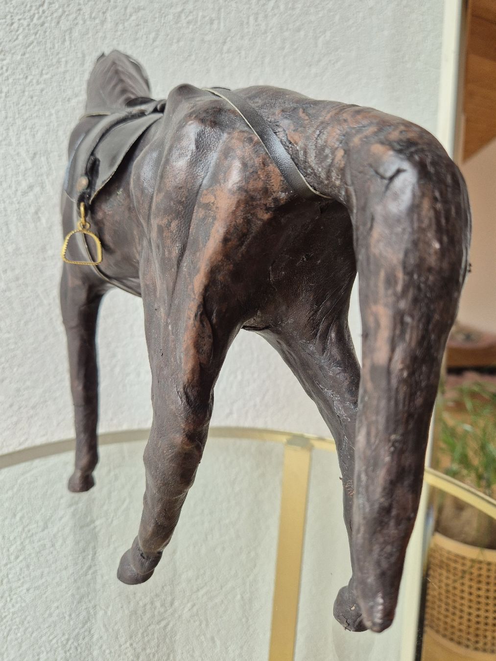 Tutte le decorazioni: Cheval décoratif en cuir vintage – Usato da Farvagny-le-Grand venduto da Grapeful88 5