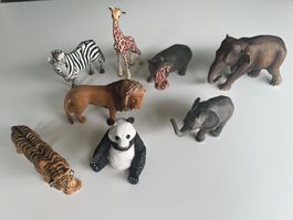 Schleich Wild Life Set - Zootiere 8-teilig