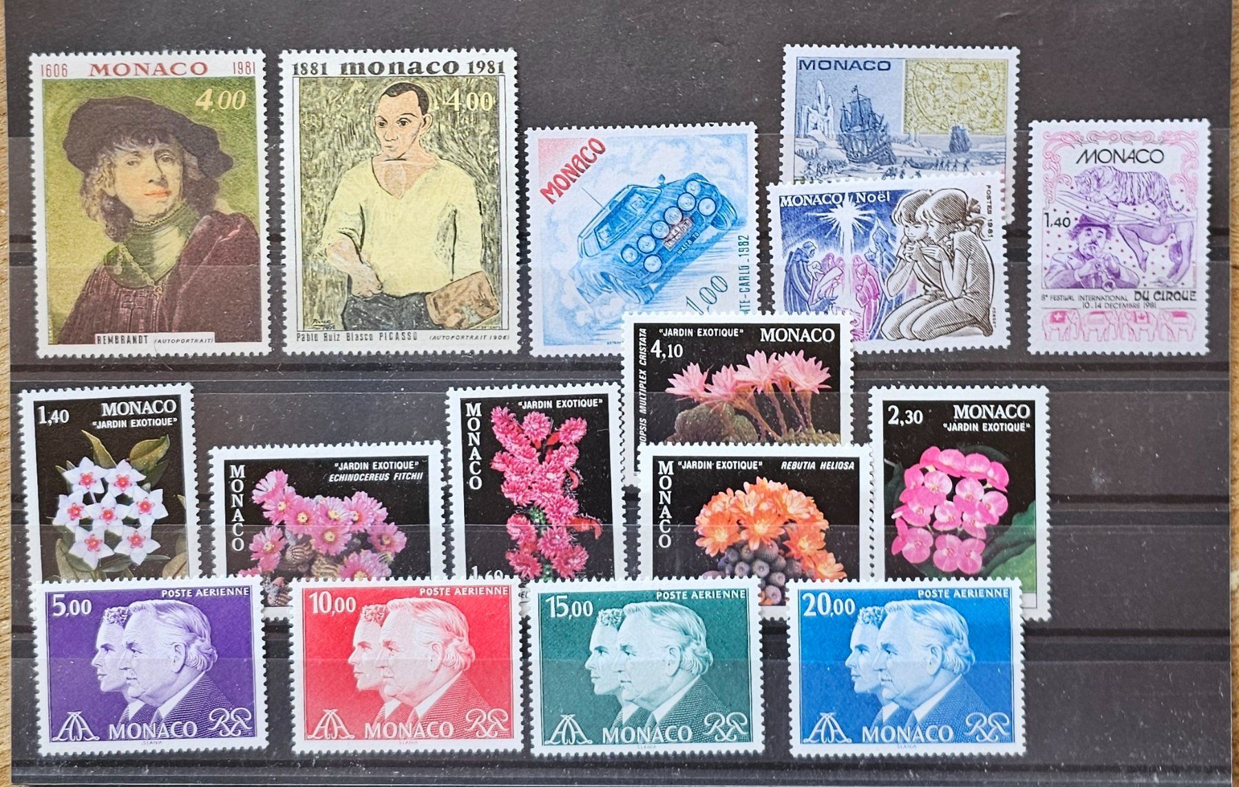 Tutti i francobolli: MONACO timbres neufs ** 1981 – Nuovo (secondo la descrizione) da Les Valettes venduto da Nuba1