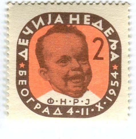 Alle Briefmarken: Briefmarke "Kinder". Jugoslawien. – Neu und originalverpackt aus Basel von Butsch5