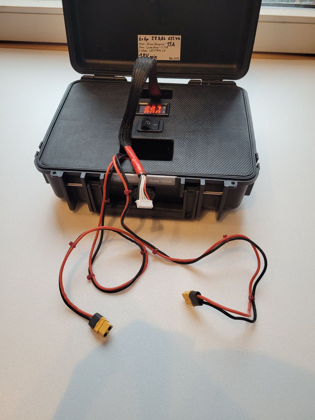 Modellismo RC: 6s 26Ah LiIon Batteriebox – Usato da Greifensee venduto da MichaelD. 3
