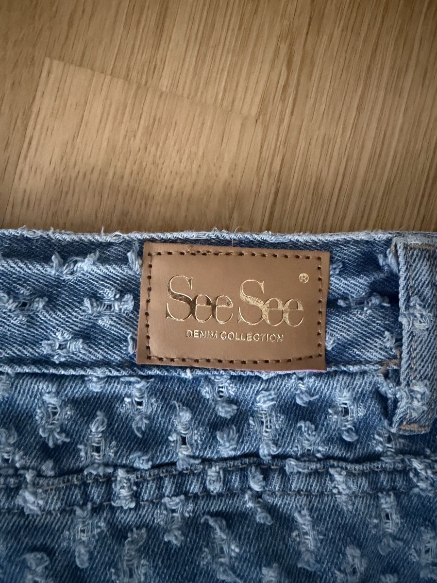Jeans:  Denim Collection Hose | Hellblau mit Mustern Grösse 42 – Nuovo (secondo la descrizione) da Berg TG venduto da Jasin_97 2