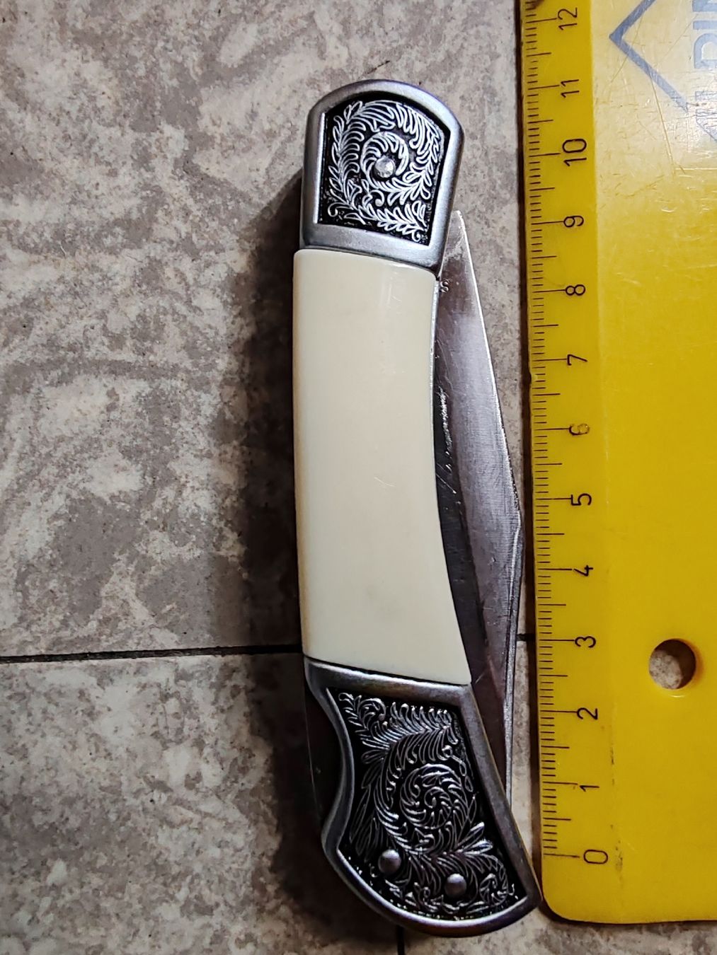 Coltelli tascabile: Klappmesser mit Einlagen und Gravur neu – Usato da Wila venduto da neu_s8qs 1