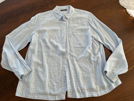 Damen Bluse Marc O'Polo blau weiss geblümt Grösse 42