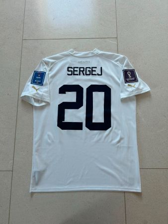 Serbien WM 2022 Trikot #20 Sergej in Grösse L