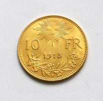 10er Vreneli von 1915 unz-  TOP