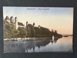 K Rapperswil Neue Promenade gelaufen 1922