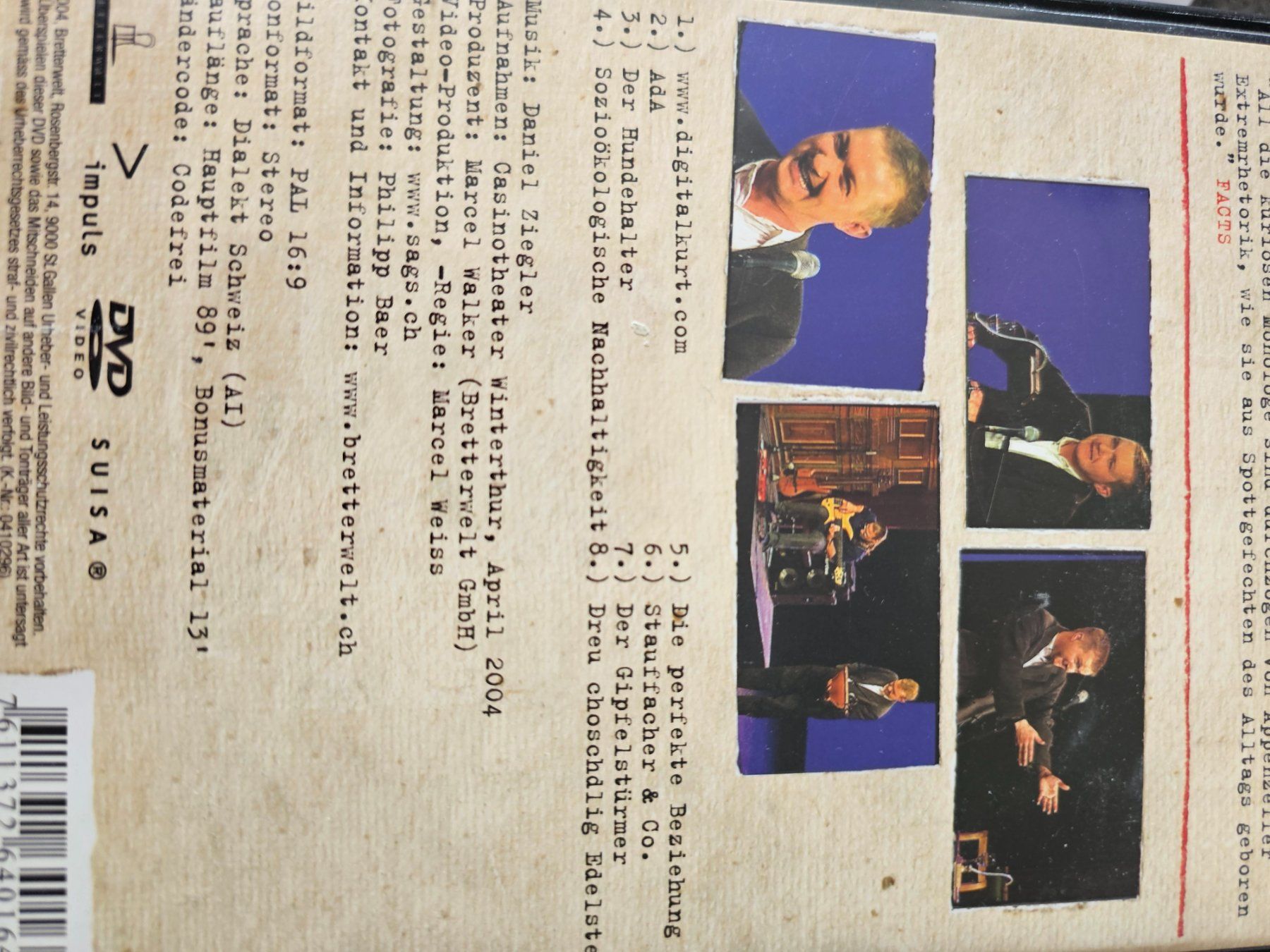 Tutti i DVDs: Simon Enzler-der retter des enzians/cabaret/dvd – Usato da Bremgarten AG venduto da musiccollector 1