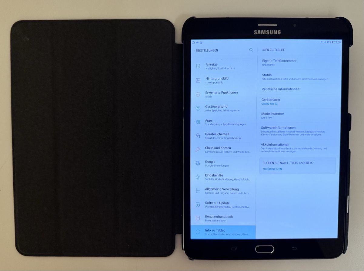 Samsung Tablet PC: SAMSUNG Galaxy Tab S2 – Nuovo (secondo la descrizione) da Zürich venduto da ThaliaL 9