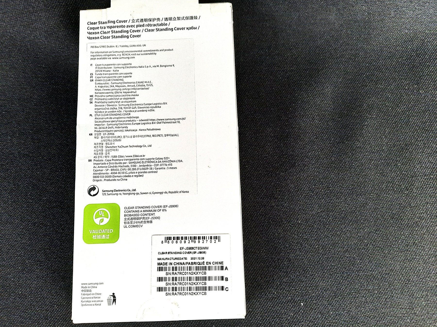 Samsung Cover & Protezioni schermo: SAMSUNG Clear Standing Cover Galaxy S22+ – Nuovo (secondo la descrizione) da Beinwil am See venduto da Restwert_Beinwil 4