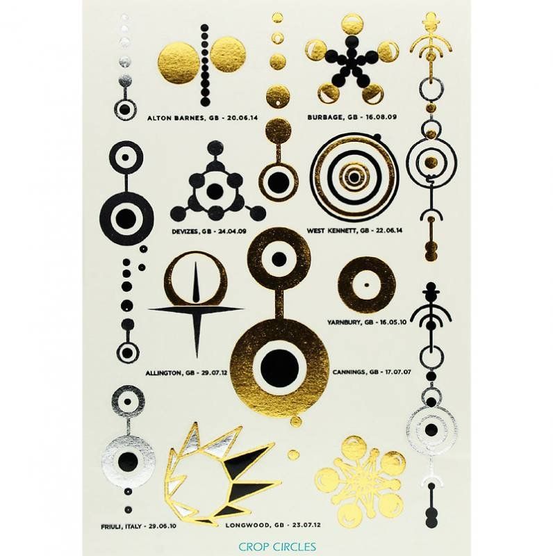 Tutte le decorazioni: Temporär-Tattoos - Crop Circles – Nuovo e nell'imballaggio originale da Mauren venduto da Yeelen