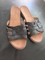 Sandalen 5th Avenue Leder schwarz Groesse 41 guter Zustand