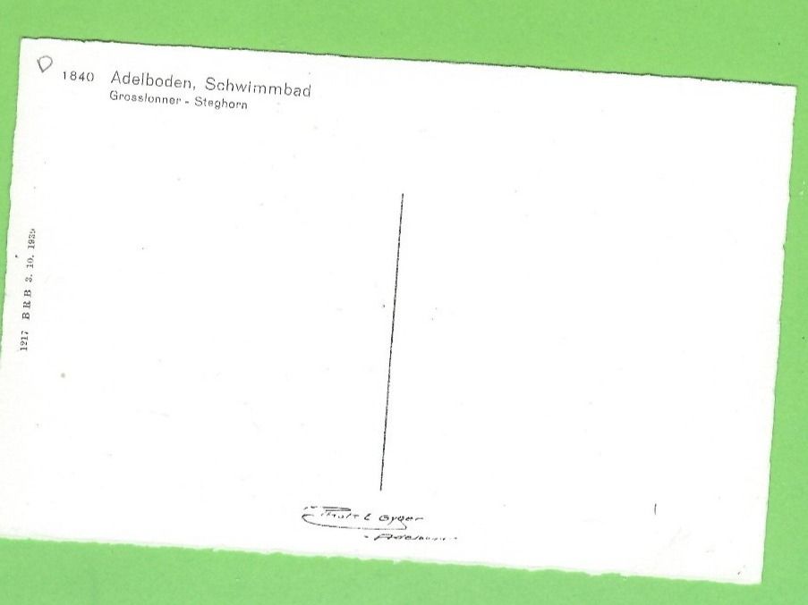 Cartoline postali: Adelboden, Schwimmbad – Nuovo (secondo la descrizione) da Zürich venduto da t24_de 1