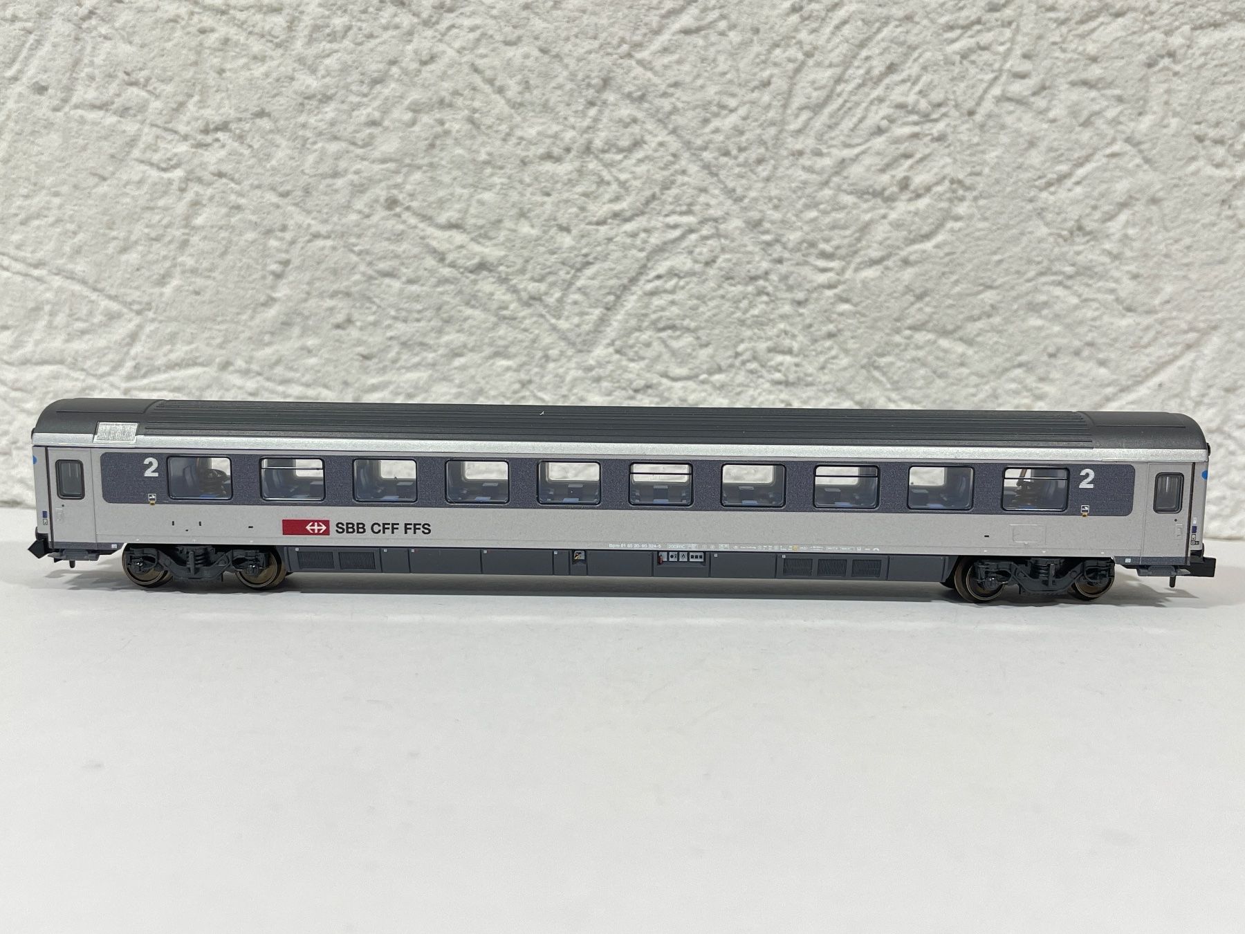 Trix Modellini di ferrovie: Minitrix 15653 SBB EC 2.Klasse mit LED Innenbeleuchtung – Nuovo (secondo la descrizione) da Wilderswil venduto da Modellbahn-Shop-Moll 3