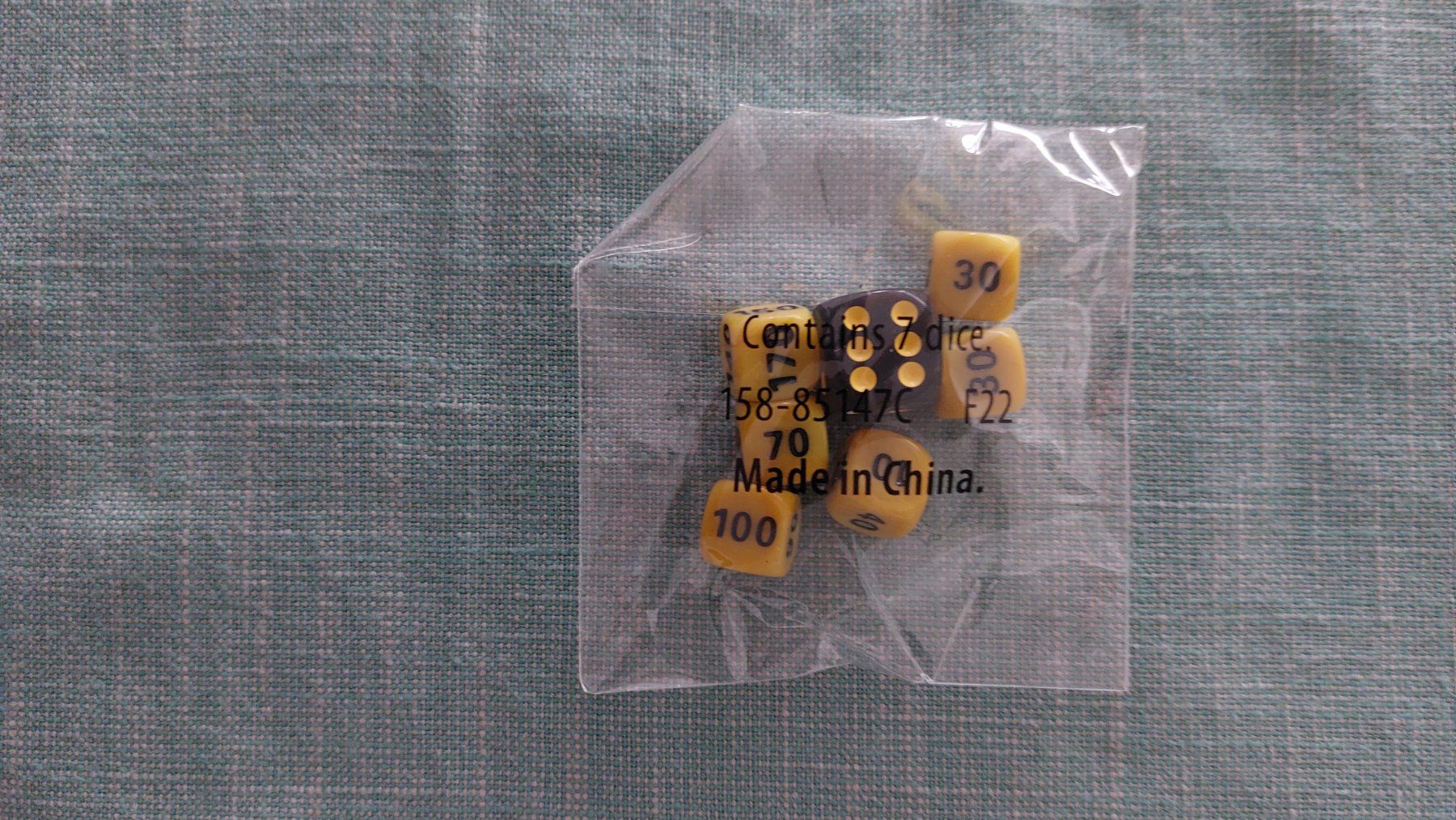 Pokémon Carte collezionabili: Set of dices - yellow sealed – Nuovo (secondo la descrizione) da Bellinzona venduto da Pagur 1