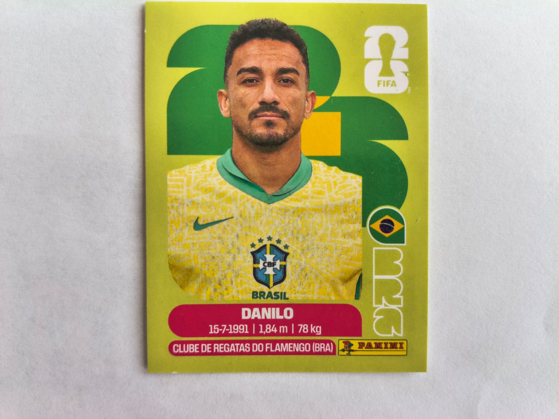 Panini Sammelbilder & Trading cards: W Cup 2026 Brésil N°7 Danilo – Neu (gemäss Beschreibung) aus Fontainemelon von cathare67