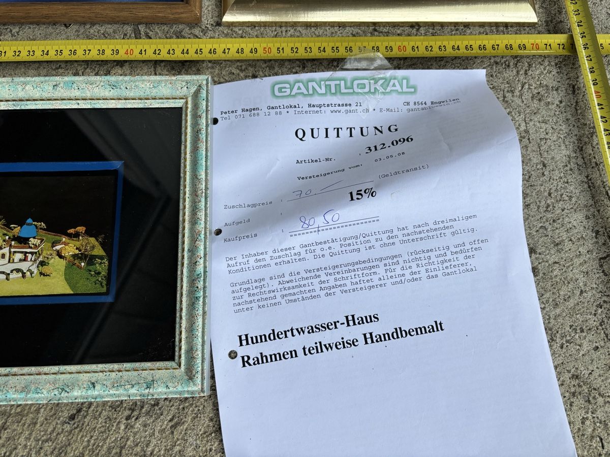 Foto & Immagini: Hundertwasser Bilder, 4 Stück – Usato da Frauenfeld venduto da Fubech 2