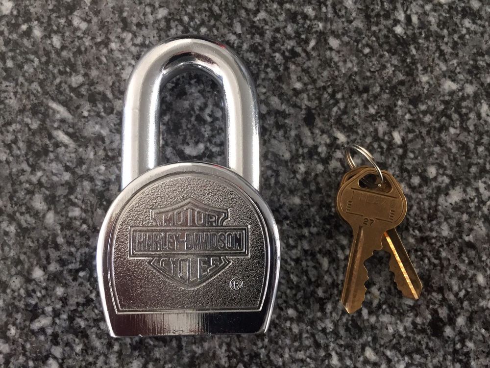 HARLEY-DAVIDSON Motorrad Kabelschloss - Einziehbar 90cm, 4-stelliges Zahlenschloss Für Helm