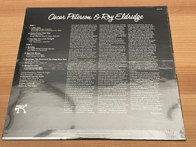 Dischi in vinile: OSCAR PETERSON + ROY ELDRIDGE - PABLO - SEALED – Nuovo e nell'imballaggio originale da Fahrwangen venduto da Swirl2 1