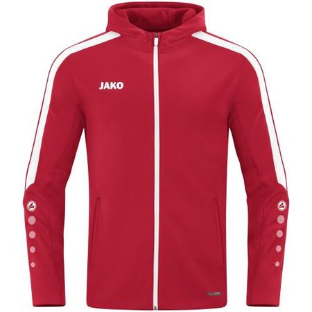 Jako Kapuzenjacke Power - rot (Grösse: 36)