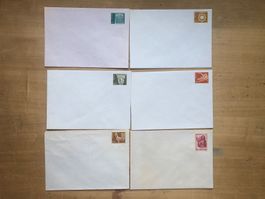 CH:1961+-1973/75/6 enveloppes/Umschläge * Frankatur