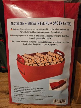 Filztasche für Holz, Zeitungen, Textilien, Spielzeug..ec..