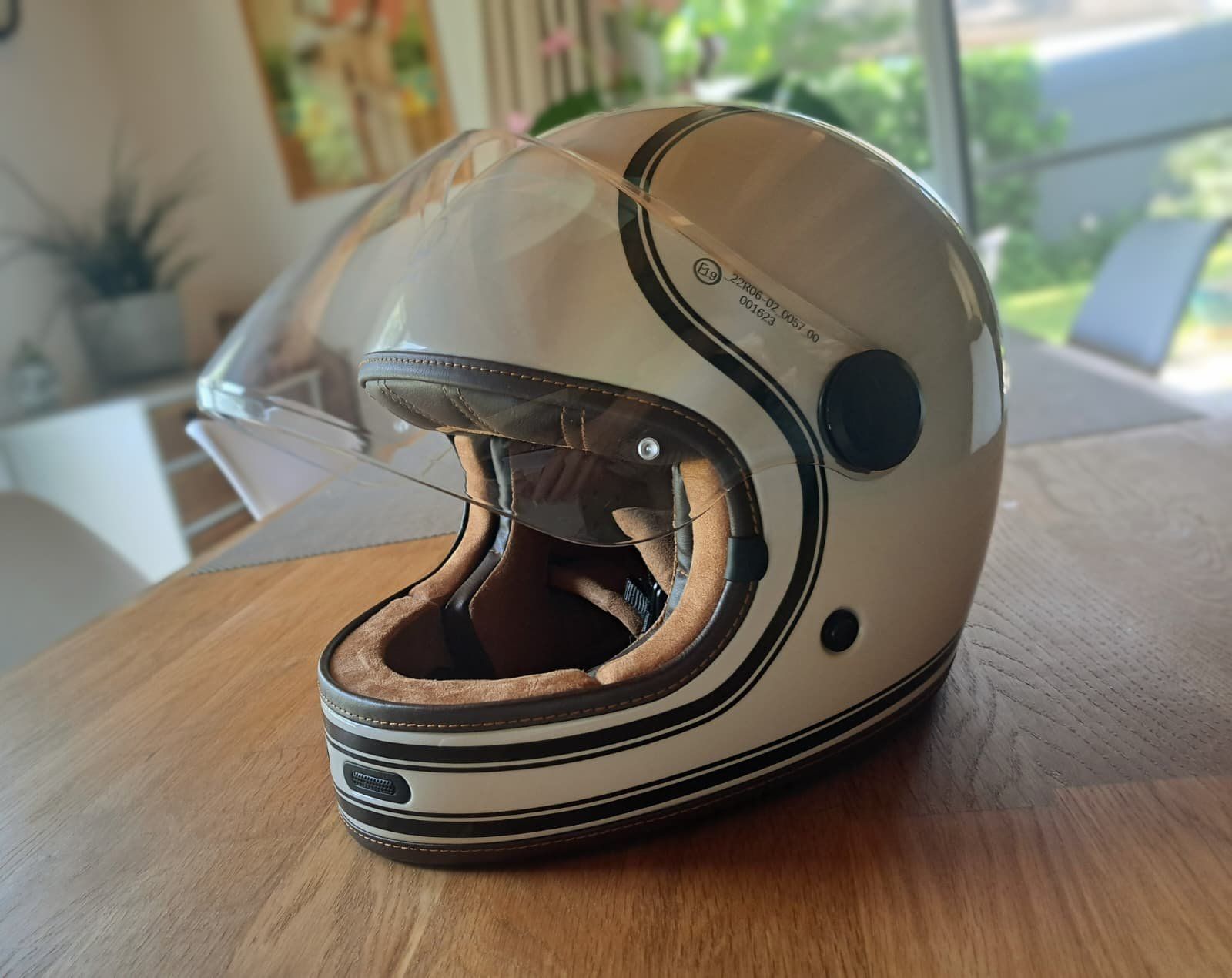 Caschi & visiere: Casque Intégral FULL MOON 2 Crème/Noir Mârkö – Nuovo (secondo la descrizione) da Cheyres venduto da kris70