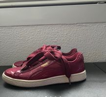 Basket puma heart 38.5 bordeau brillante