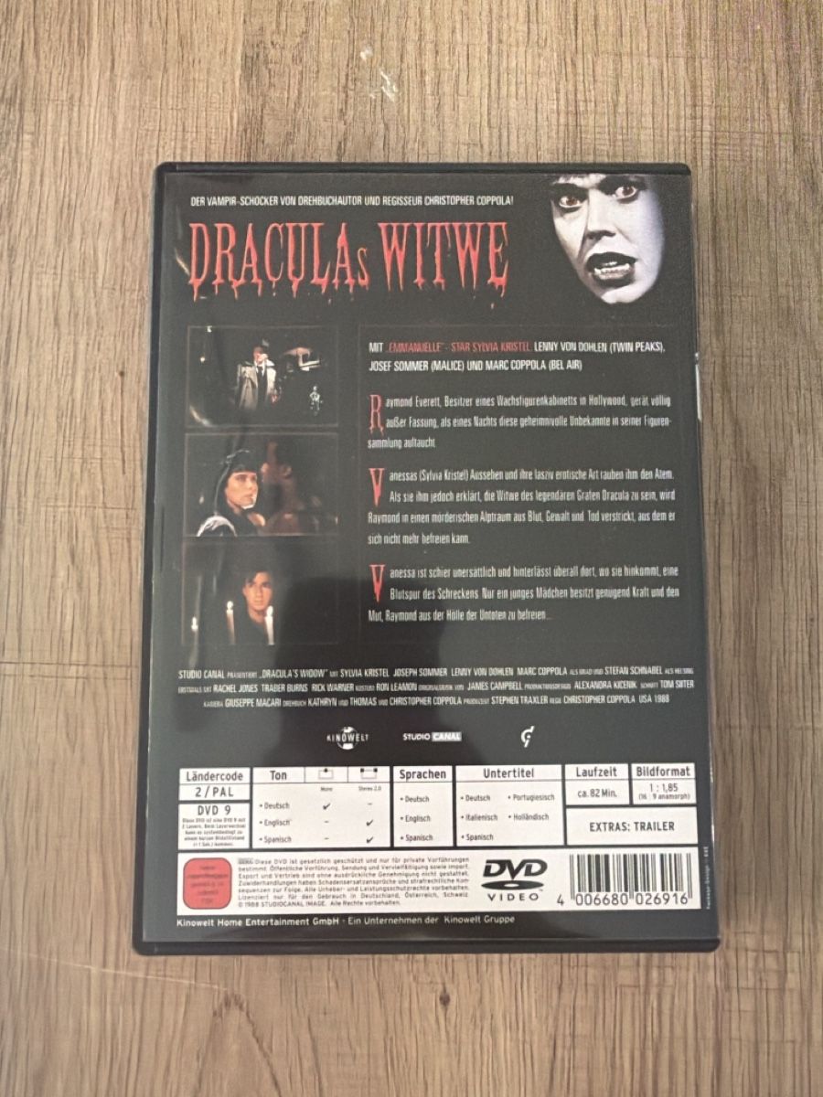Tutti i DVDs: Draculas Witwe (1988) DVD – Usato da Hagendorn venduto da masterchieff 1