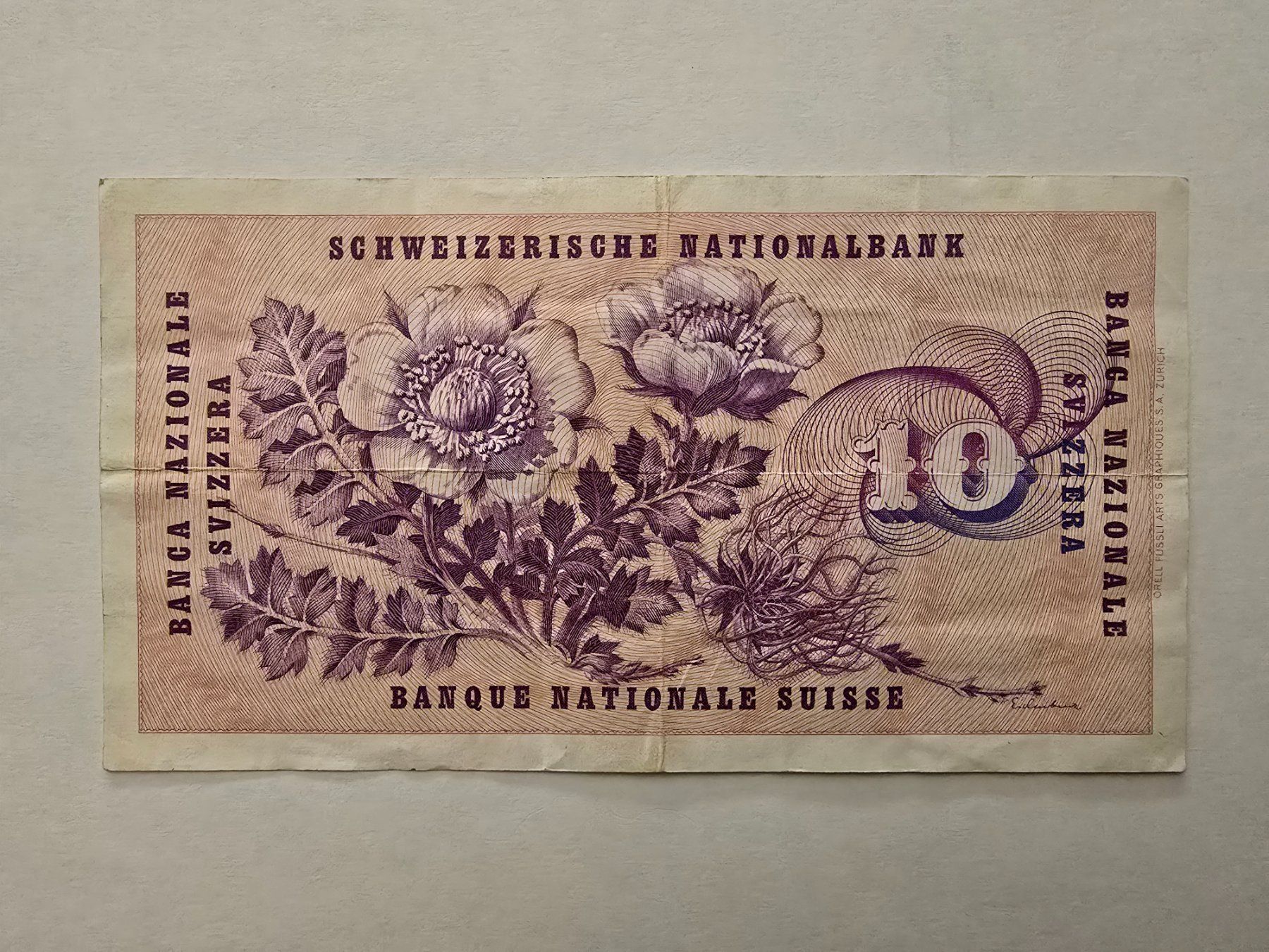 Banconote: Billets de 10 francs, Série 30 U – Usato da Neuenhof venduto da brasvarela 1