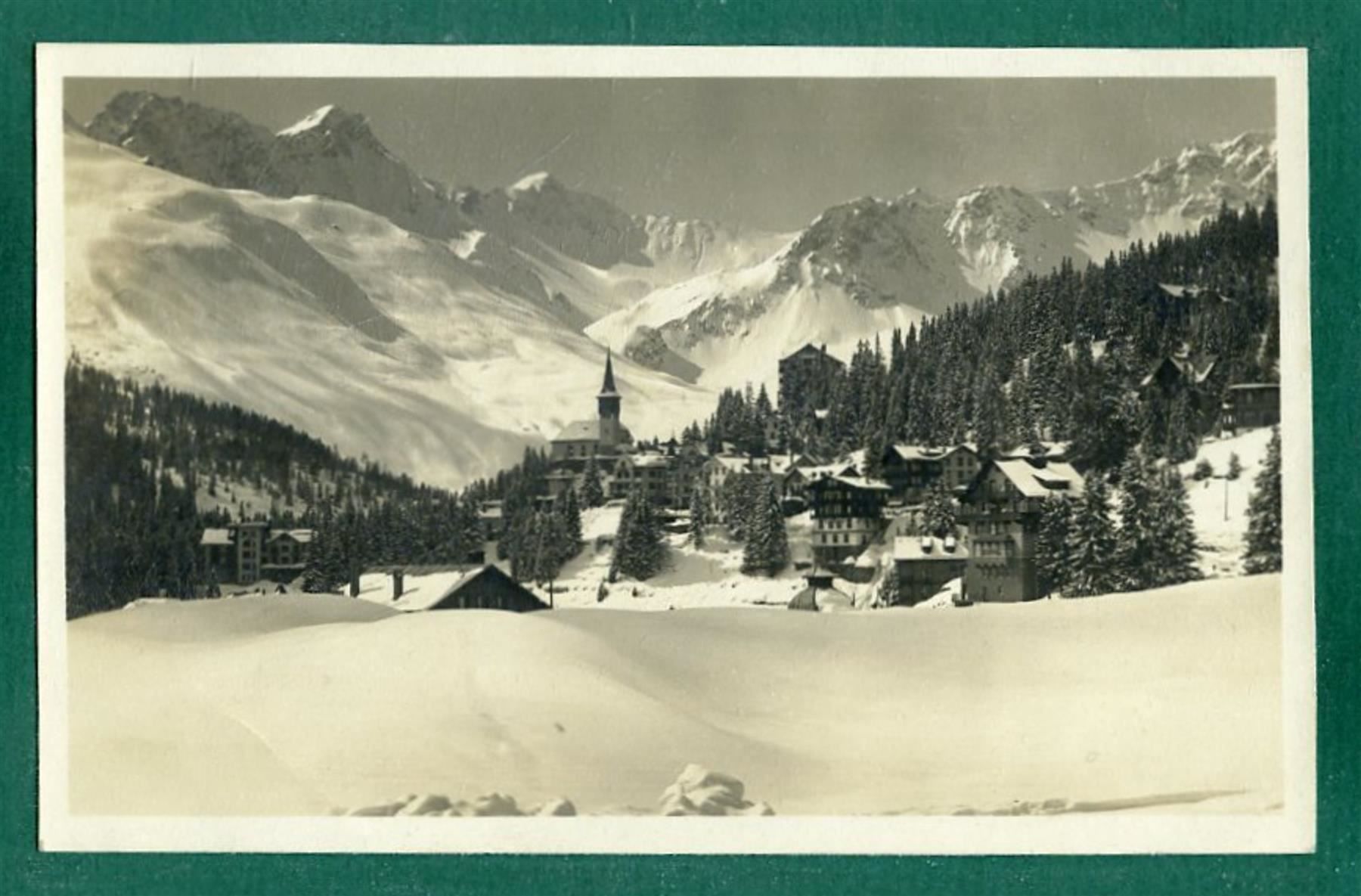 Cartoline postali: Arosa im Winter, ungelaufen, ca. 1935 – Usato da Sargans venduto da Hausi1951