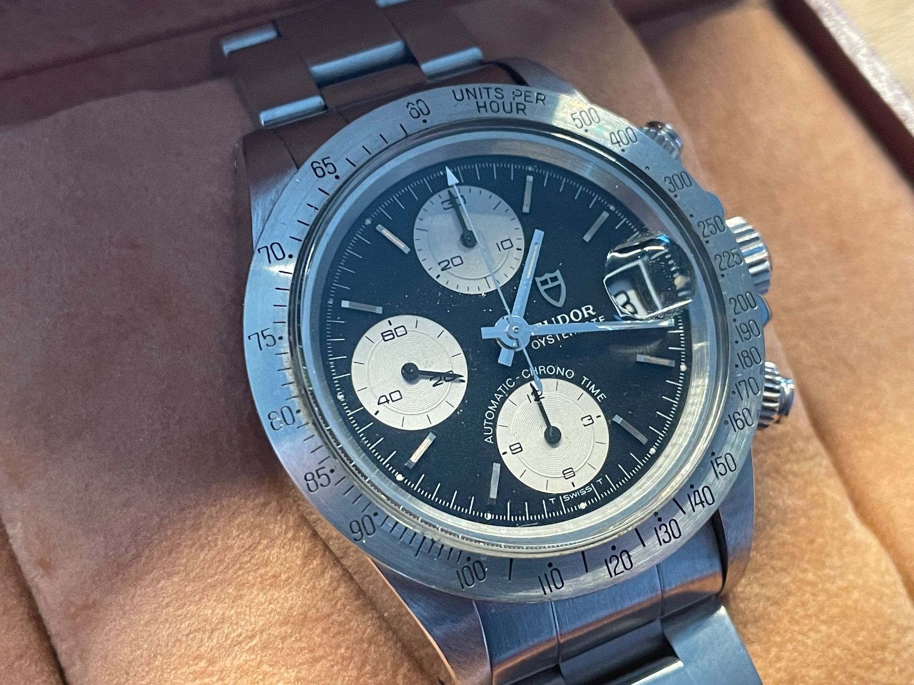 Tudor Orologi: Tudor Oysterdate Big Block Reserve Panda Ref. 79180 Box – Usato da Aarau venduto da trader1000 2