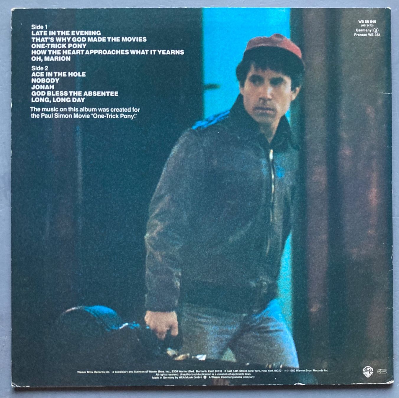 Schallplatten: PAUL SIMON - ONE-TRICK PONY – Gebraucht aus Poliez-Pittet von Newtown-Records 1