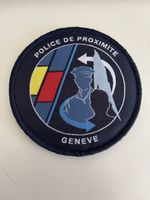 Prototype écusson rare Police de Proximité Genève