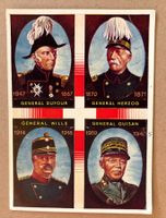 VINTAGE ANSICHTSKARTE GENERÄLE DER SCHWEIZER ARMEE