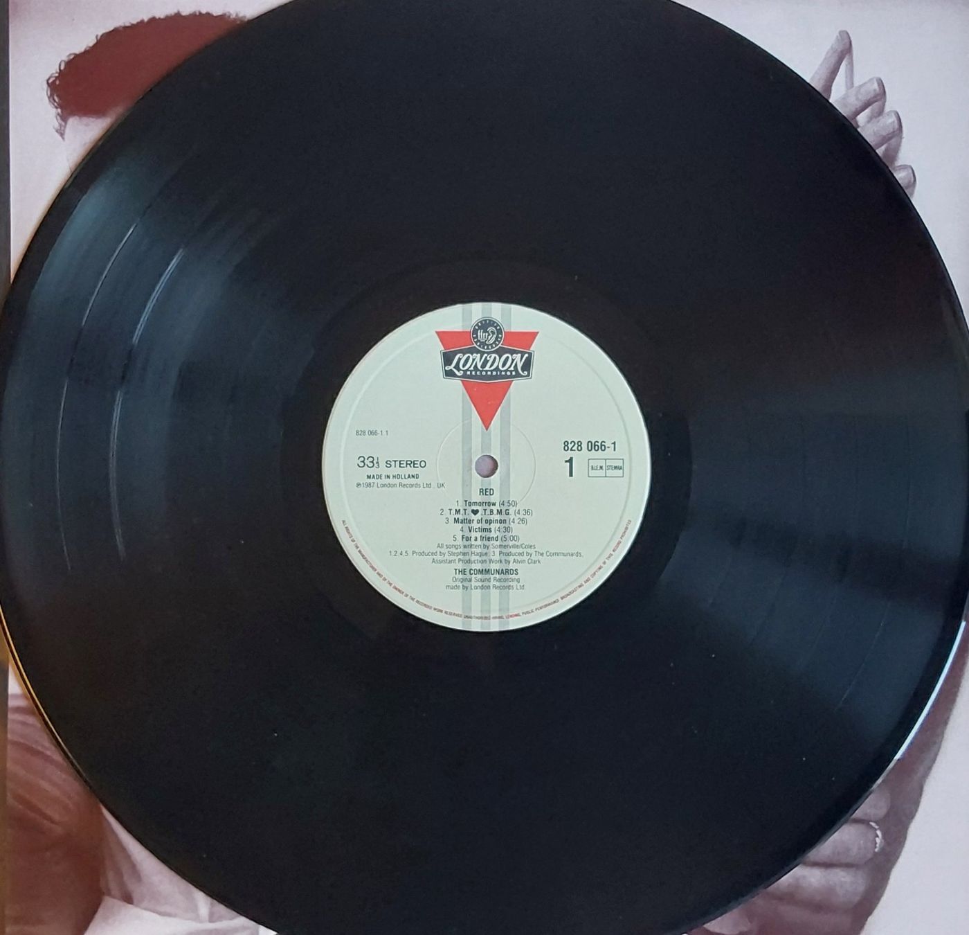 Vinyles: Vinyl LP - The Communards - Red - 1987 – D'occasion à Villeret par Fil11 2